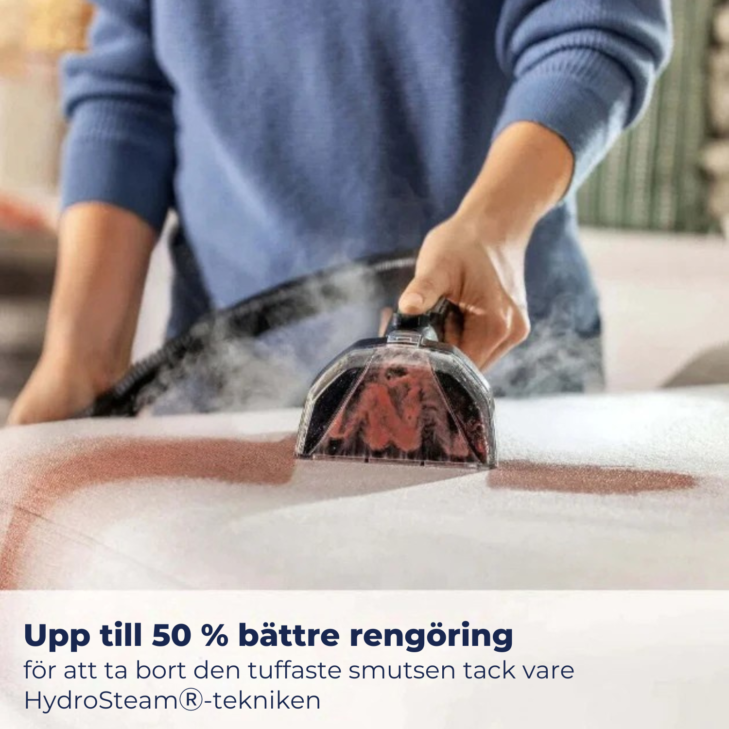 SteamBright™ Bärbar Matt- och Möbelrengörare